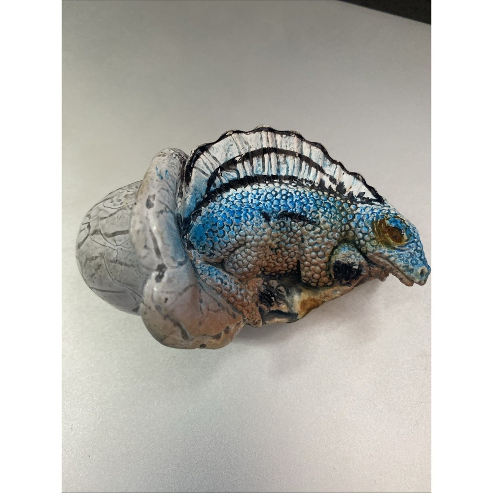 Vintage 90's AAA Baby Dimetrodon Hatching Dinosaur Egg Figure Jurassic C2